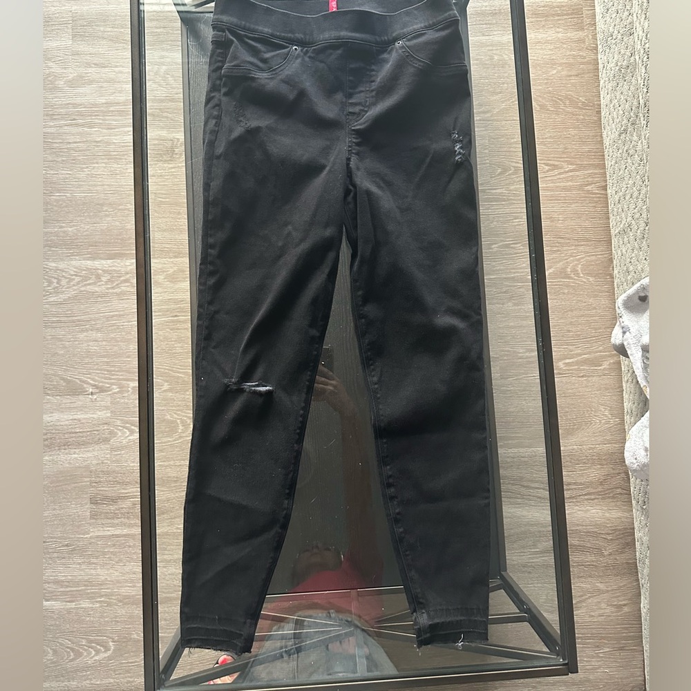 Spanx vintage distressed skinny in large